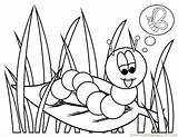 Coloring Caterpillar Pages Colouring Cartoon Print Pdf Gif sketch template
