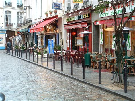 paris street scene stock photo freeimagescom