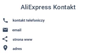 aliexpress kontakt telefon infolinia email adres