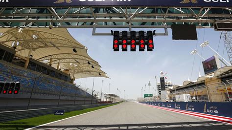 additional start lights installed  bahrain formula