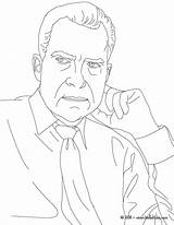 Nixon Richard Coloring President Pages Color Hellokids Famous Print Online Popular sketch template