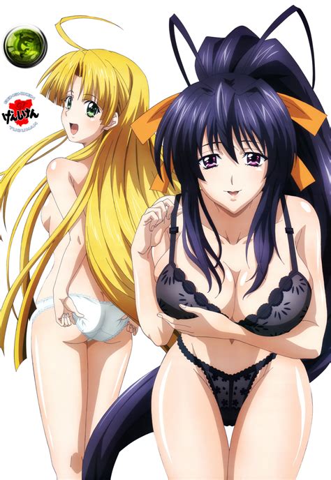 highschool dxd assia argento himejima akeno pantsu render ors anime renders ero mode