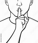 Silence Please Sign Vector Shutterstock Pic Search Quiet Stock Illustration Background Comp Contents Similar Royalty sketch template