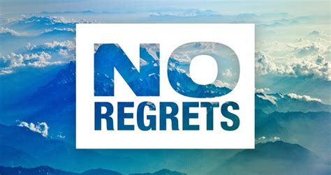 men with no regrets