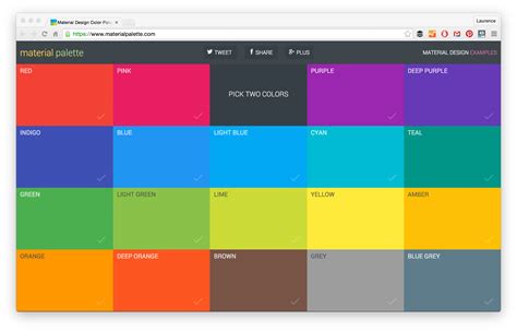 color palette tools  web designers  developers color palette