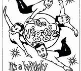 Wiggles Coloring Pages Colouring Getdrawings Getcolorings Drawing sketch template
