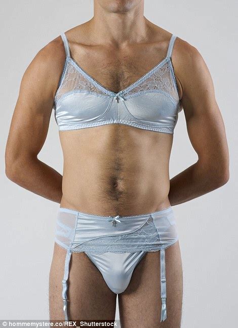 hommemystere unveils new range of lingerie for men daily mail online