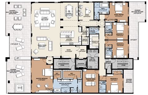 bedroom penthouse floor plan plans jhmrad