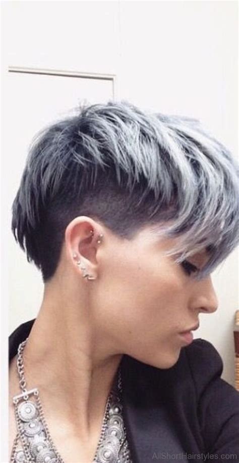 adorable short undercut hairstyle  girls