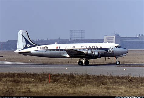 douglas   skymaster dc  air france aviation photo  airlinersnet