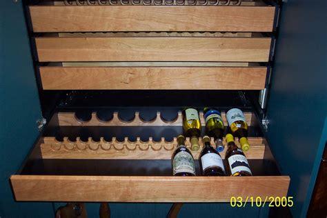 handmade wine storage drawers  constructive ideas