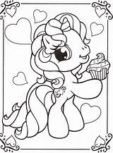 Pony Coloring Pages Little Old Valentine Getdrawings sketch template