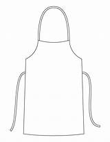 Apron Coloring Clipart Pages Kids Blank Line Printable Clip Cliparts Chef Collection Library Bestcoloringpages Sheets sketch template