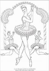 Ballet Dance Coloring Pages Nutcracker Book Ballerina 발레리나 Copeland 색칠 Dancer Colouring 공부 Printable 발레 Adult Christmas Sheets Misty Class sketch template