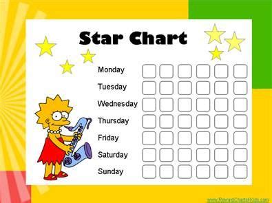 star charts star chart  kids star chart charts  kids
