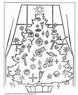 Christmas Coloring Tree Pages Sheets Window Trees Kids Sheet Activity Meaning Honkingdonkey Popular Print Go Children Fun These Great Comments sketch template