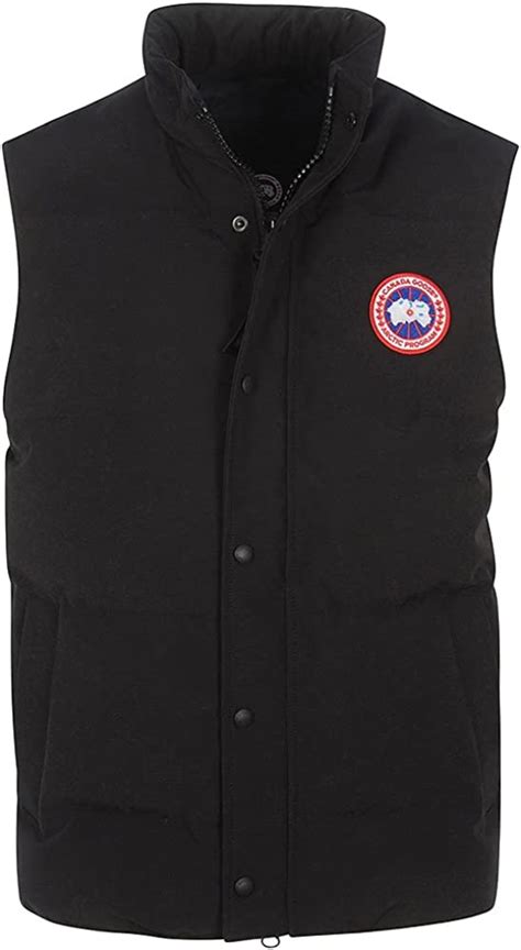 canada goose garson vest in black uk clothing