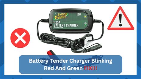 battery tender charger blinking red  green explained hookedontool
