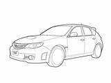 Subaru Wrx Sti Impreza Coloring Car Rally Pages Wip Sketch 2010 Deviantart Template sketch template