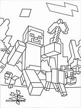 Minecraft Coloring Pages Mobs Wither Villager Printable Mode Story Print Steve Color Monster Getcolorings Getdrawings Pickaxe Colorings Drawing sketch template