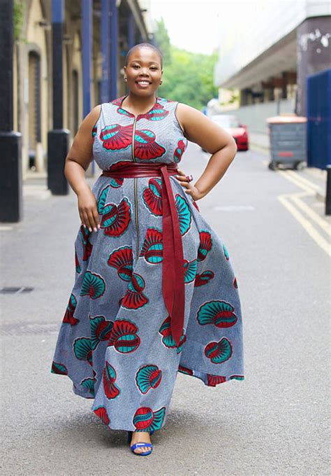 Deliciously Curvy Ankara Print Plus Size Dress Kipfashion