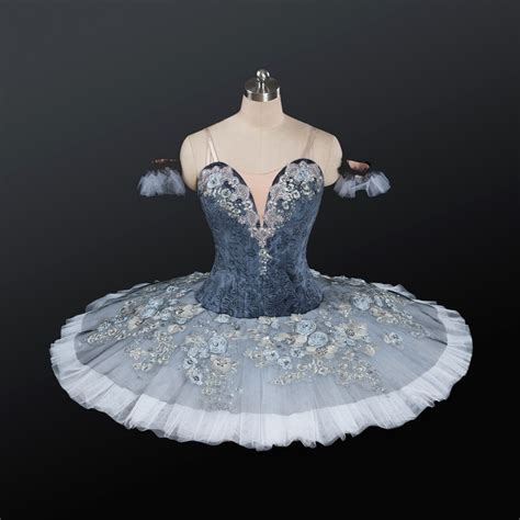 adult ballet costumes gray skirt cinderella stage wear  ballet performance ballerina tutus