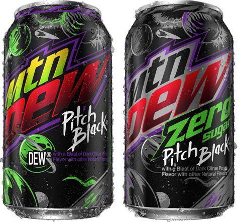 mountain dew  bringing   pitch black flavor