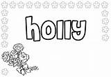 Holly Coloring4free Coloringtop Valerie sketch template