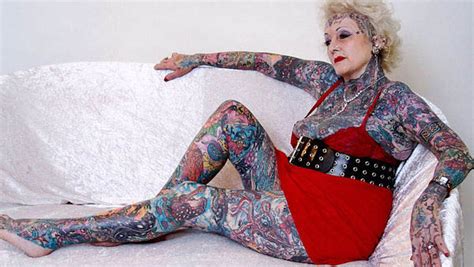 Old People With Different Tattoos With Pictures New