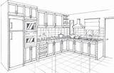 Kitchen Perspective Drawing 2d Carpentry Renovation Drawings Paintingvalley Works sketch template