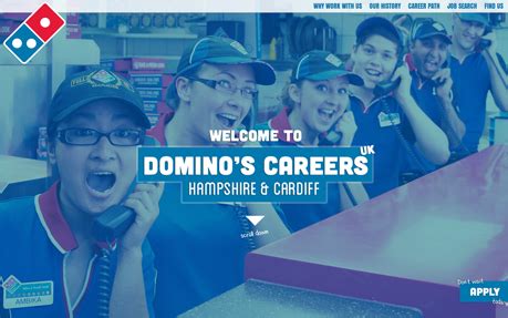 dominos careers awwwards nominee