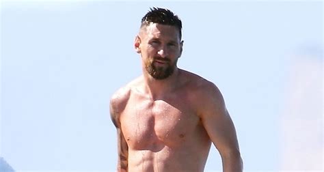 Lionel Messi Soaks Up The Sun During Yacht Trip With Friends In Spain