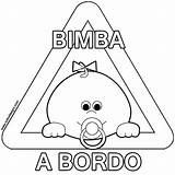 Bimba Bordo Bimbo Tuttodisegni Adesivo sketch template