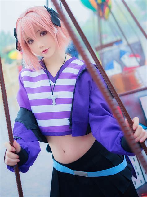 fate apocrypha rider astolfo gym suit cosplay costume