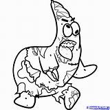 Zombie Coloring Pages Printable Cartoon Drawing Spongebob Easy Loyalty Christmas Tree Zombies Simple Colouring Adult Scary Walking Dead Patrick Animal sketch template