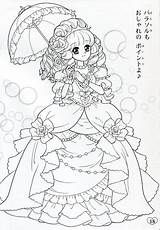 Coloring Princess Kawaii Nurie Japanese Book Cinderella Anime Màu Hình Result Từ Lưu ã Google Ca ảnh sketch template