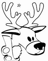 Deer Cartoon Coloring Pages Head Cliparts Clipart Mother Baby Getcolorings Library Christmas Large Getdrawings Animal Favorites Add sketch template
