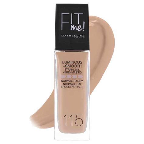 maybelline fit  luminous smooth foundation  ivory