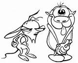 Ren Stimpy Coloring Pages Gif Search Photobucket Again Bar Case Looking Don Print Use Find sketch template