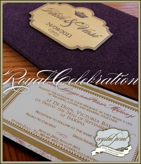 wedding invitations  stationery royal wedding invitation
