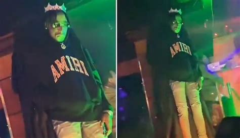 murdered rappers dead body  propped    nightclub   funeral video