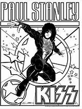 Kiss Coloring Band Pages Rock Paul Drawing Colouring Book Stanley Hot Color Printable Ace Frehley Getcolorings Template Simmons Bands Gene sketch template