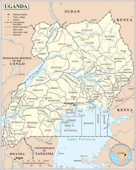 uganda mapa mapa images   finder