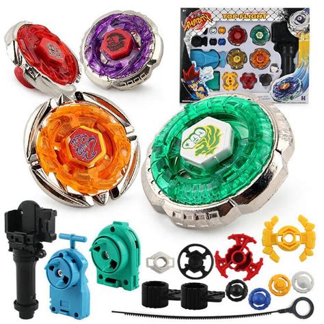 4d beyblade set fusion top metal masters rapidity fight launcher gyro