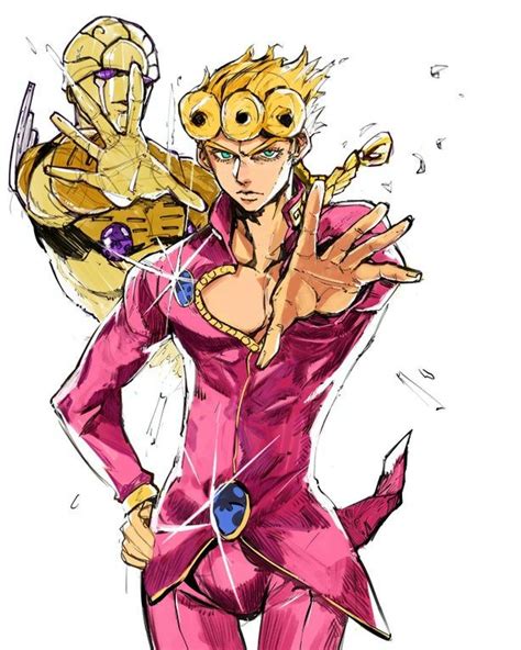 Gold Experience Jojo Drawing With The Power Of Gold Experience And The