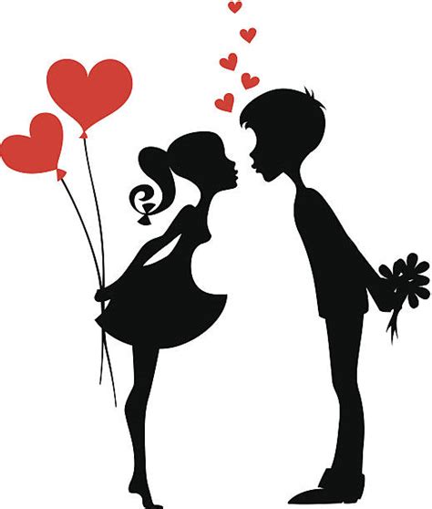 kissing couple clip art vector images and illustrations istock