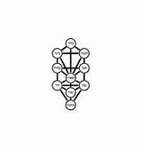 Kabbalah Symbols sketch template