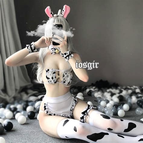Sexy Cow Cosplay Costume Etsy