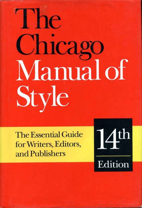chicago manual  style  edition university  chicago
