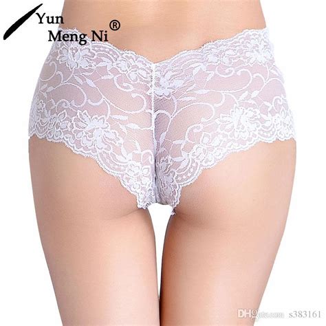 2016 yun meng ni lady panties sexy sheer lace women underwear lady